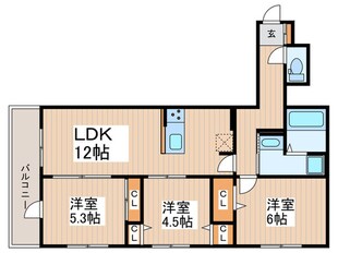 グラナーデ高井戸東の物件間取画像